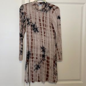 tie dye dress. size small